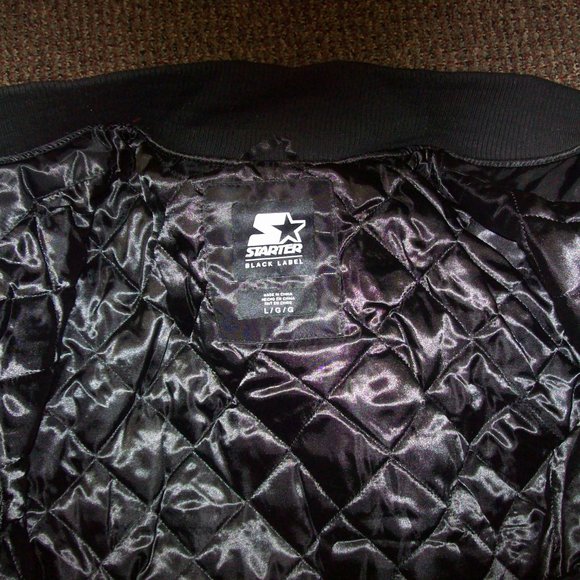 BROOKLYN NETS STARTER NBA SNAP DOWN BLACK LARGE - Picture 12 of 13